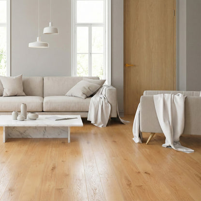 Natural Oak - 14mm UV Lacquered Engineered Real Wood Flooring