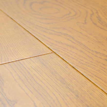 Golden Oak - 14mm UV Lacquered Engineered Real Wood Flooring