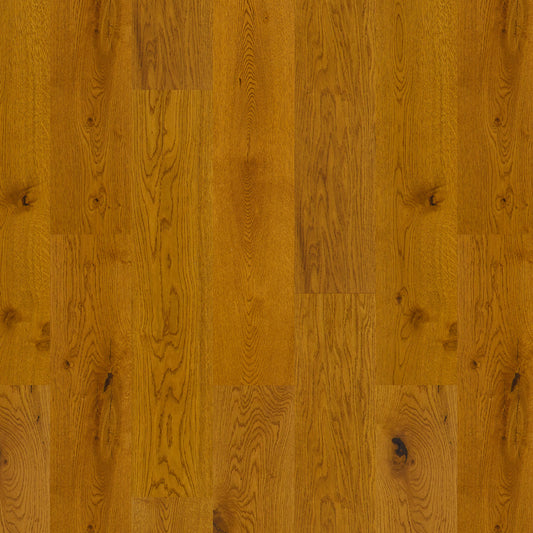 Golden Oak - 14mm UV Lacquered Engineered Real Wood Flooring