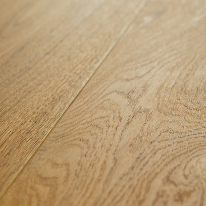 Rustic Oak - 14mm Brushed Natural Oiled Engineered Real Wood Flooring (LIBEO14x190CLICK)