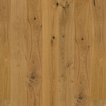 Rustic Oak - 14mm Brushed Natural Oiled Engineered Real Wood Flooring (LIBEO14x190CLICK)