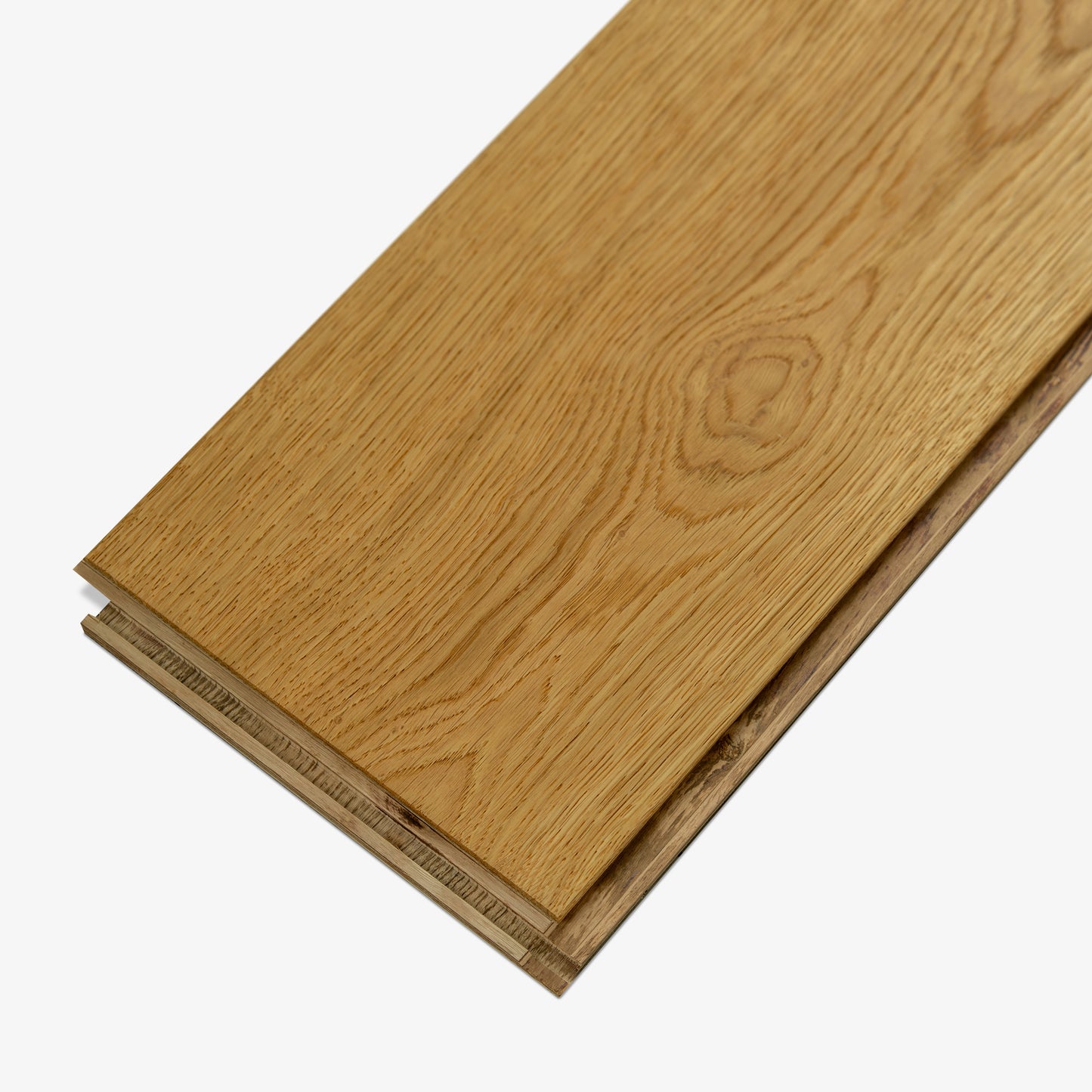 Rustic Oak - 14mm Brushed Natural Oiled Engineered Real Wood Flooring (LIBEO14x190CLICK)