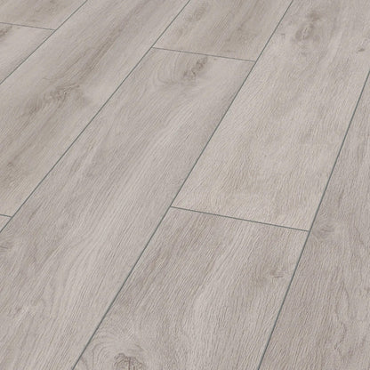 Grand Oak Grey - 8mm Water-Resistant Laminate Flooring (D4956)