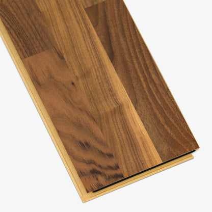 American Walnut - 13mm 3-Strip Engineered Real Wood Flooring (LIBEWAL13x210)