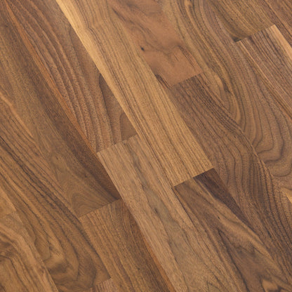 American Walnut - 13mm 3-Strip Engineered Real Wood Flooring (LIBEWAL13x210)