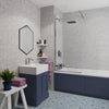 PVC Gloss Shower Wall Panel - Fino Grey Matt (SP12)