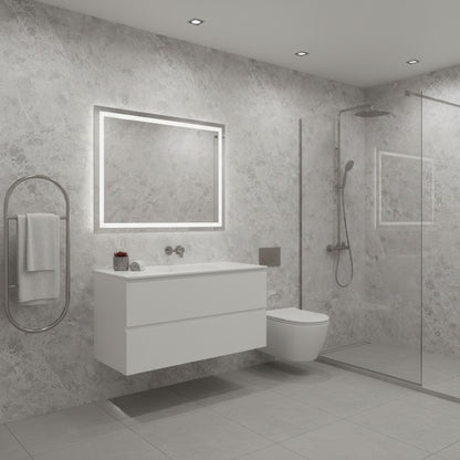 Fino Grey Matt - PVC Gloss Waterproof Wall Panelling