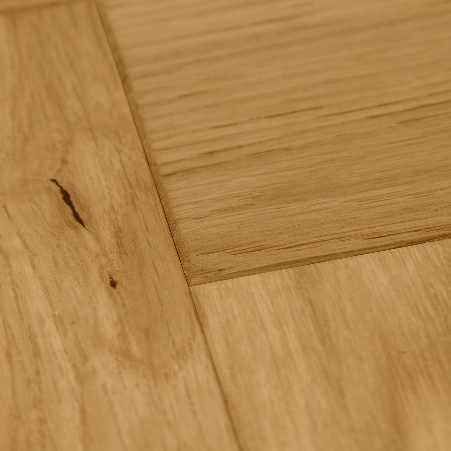 Natural Oak - Herringbone 14mm Brushed and Oiled Engineered Real Wood Flooring