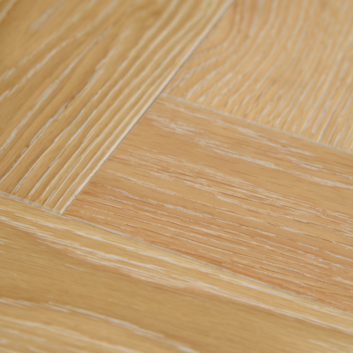 Washed Oak - Herringbone 14mm UV Lacquered Engineered Real Wood Flooring