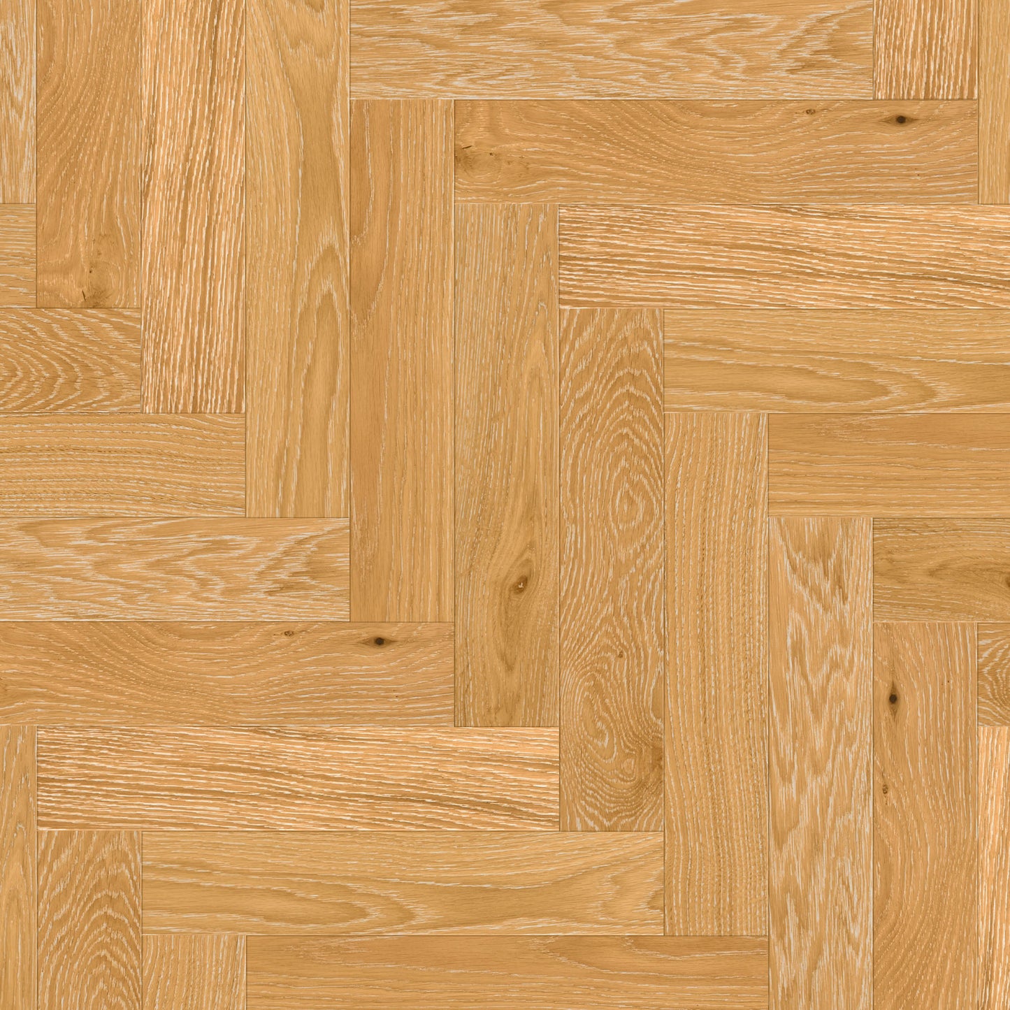 Washed Oak - Herringbone 14mm UV Lacquered Engineered Real Wood Flooring