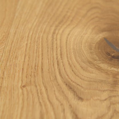 Natural Oak - 14x164x2230mm Light Brushed Engineered Real Wood Flooring (EOTG14x164NAT)