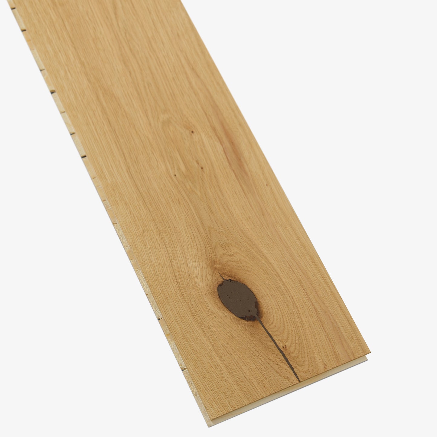 Natural Oak - 14x194x2230mm Light Brushed Engineered Real Wood Flooring (EOTG14x194NAT)
