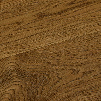 Nugat Oak - 14x194x2230mm Light Brushed Engineered Real Wood Flooring (EOTG14x194NUG)
