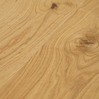 Natural Oak - 14x194x2230mm Light Brushed Engineered Real Wood Flooring (EOTG14x194NAT)