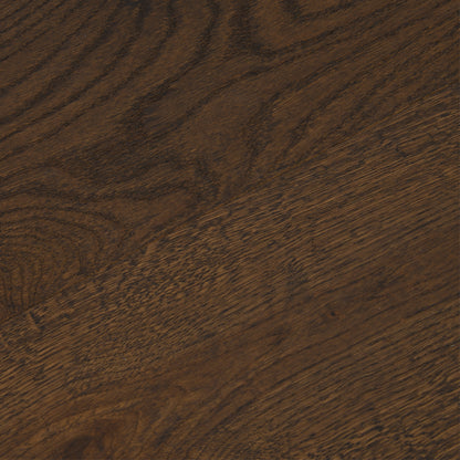 Brown Oak - 14x234x2430mm Light Brushed 5G Click Engineered Real Wood Flooring (EOCL14x234BRO)