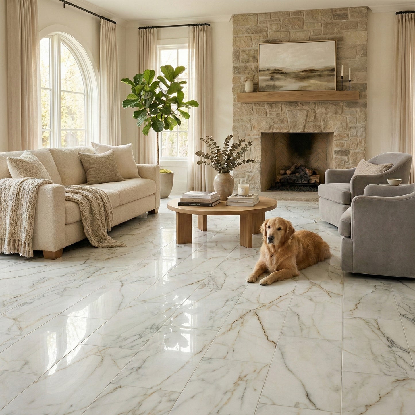 Marble Nobilitas - Aqua Pro Water resistant 8.5mm Low Gloss Laminate Sample