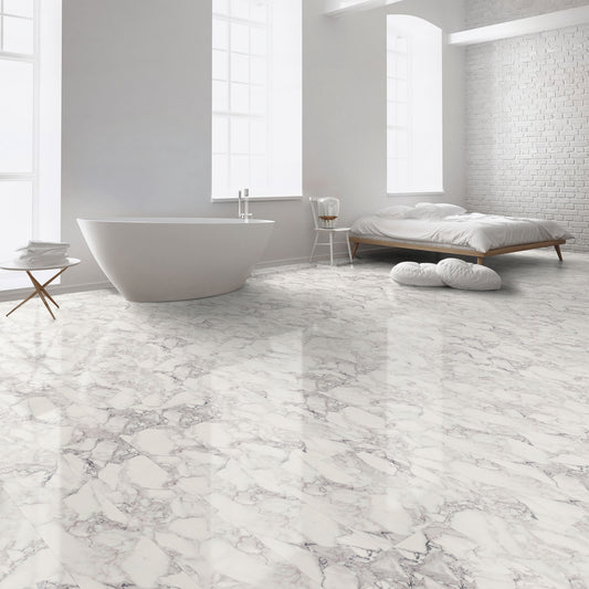 Arabescato - Aqua Pro 8.5mm High Gloss Wide Laminate Flooring