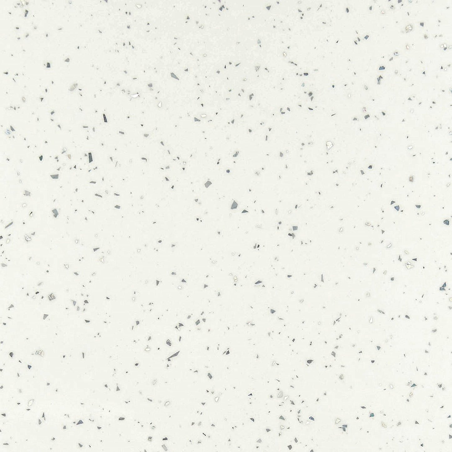 White Sparkling -  2420 x 1200mm Waterproof Post-formed Wall Panelling (EL-QUARB-1200-PF)