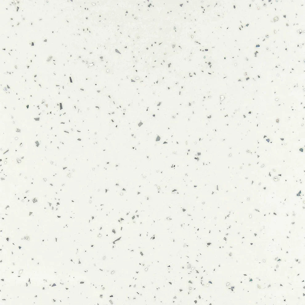 White sparkle - 11mm Matt Sample (EL-QUARB-1200-TG)