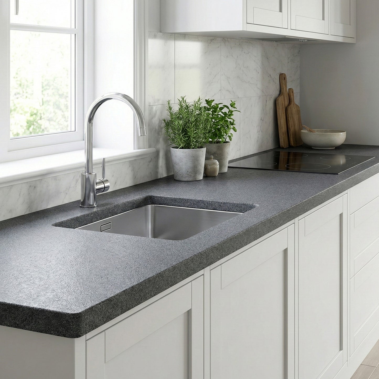 Fantasy Granite - Rounded Edge Laminate Worktop 3000mm x 600mm x 28mm