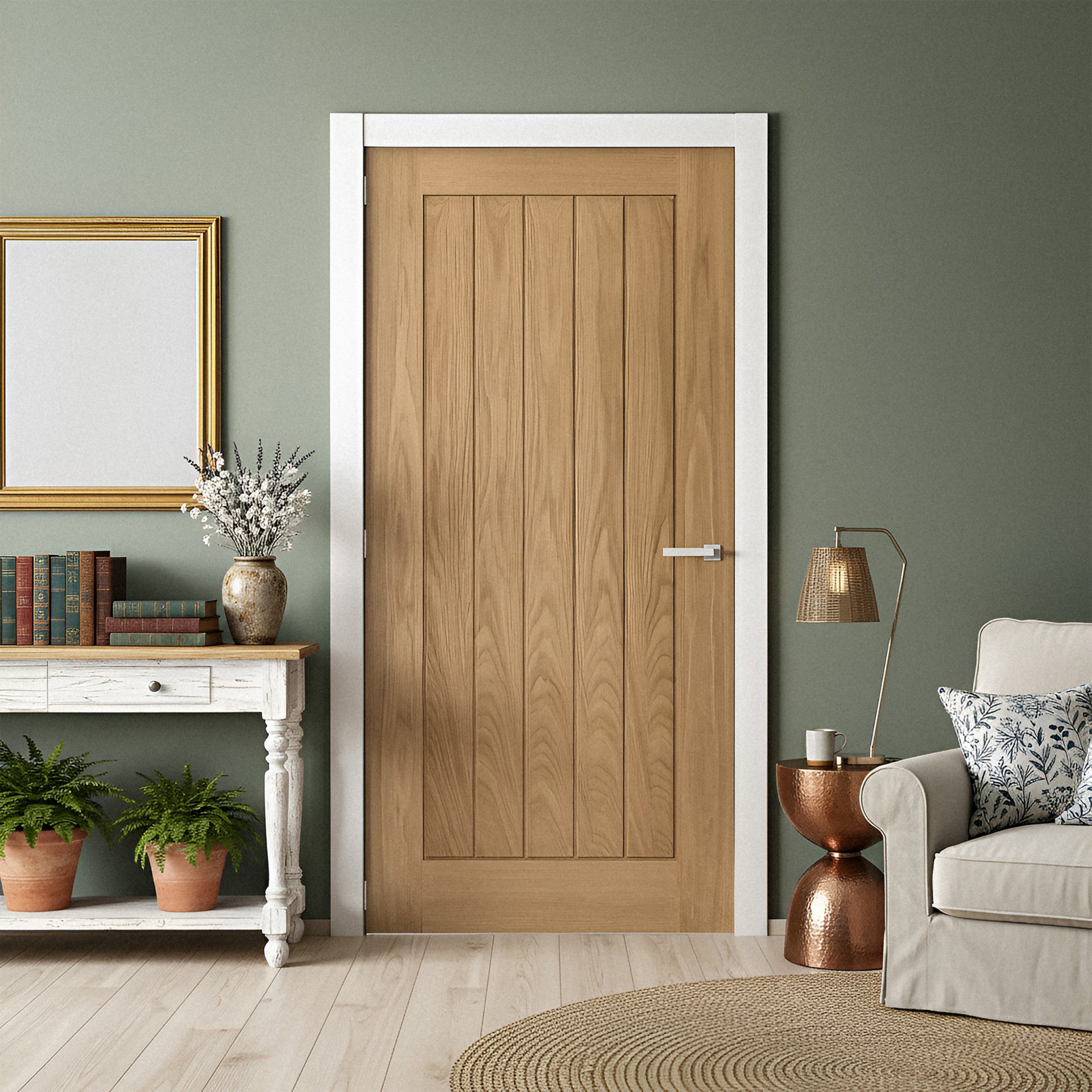 Oak Internal Unfinished Farley Door
