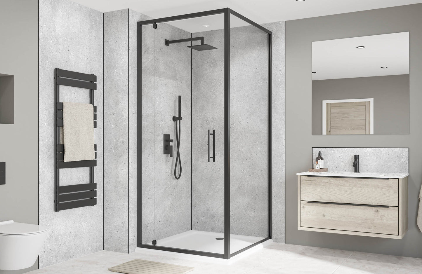 Jurassic Silver - Waterproof Wall Panelling