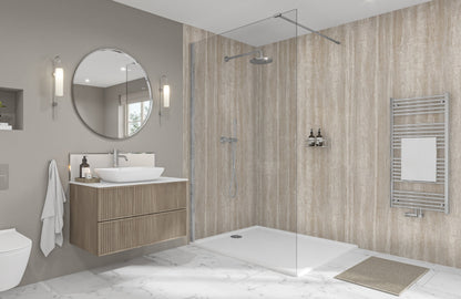 Travertine - 2420 x 1200mm Waterproof Wall Panelling