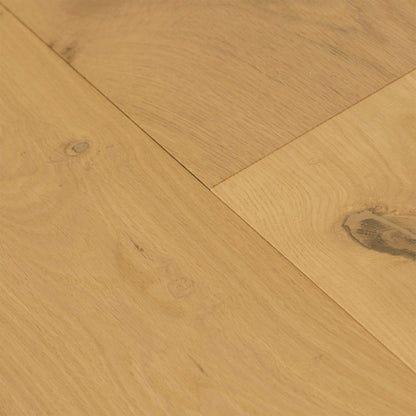 Invisible Brushed Oak - 14mm Matt Lacquered Engineered Real Wood Flooring (124565)
