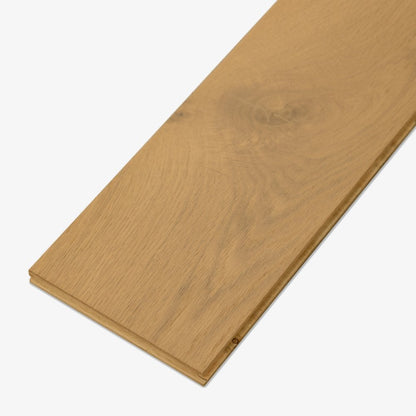 Invisible Brushed Oak - 14mm Matt Lacquered Engineered Real Wood Flooring (124565)