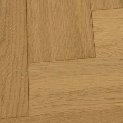Invisible Light Brushed Oak - Herringbone 14mm Matt Lacquered Engineered Real Wood Flooring (124562)