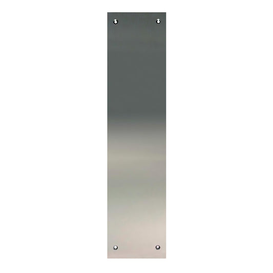 Satin Stainless Steel Push Plate 400 x 75mm (H4803SSS)