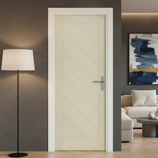 Blonde Oak Internal Fully Finished Endure Laminate Stockholm Door (122003)