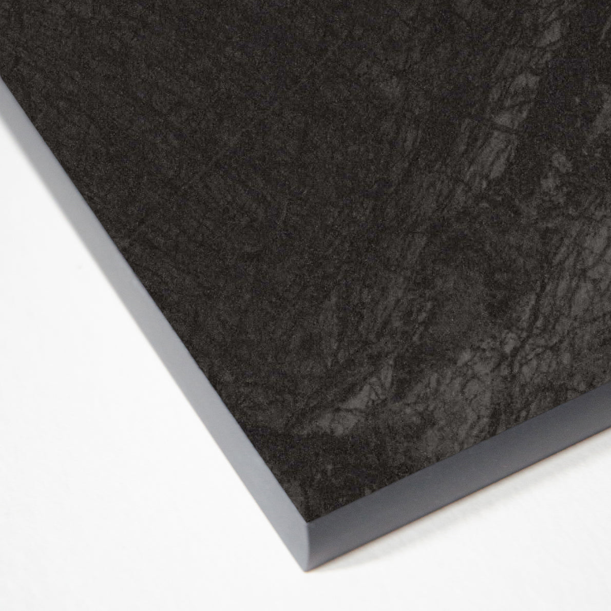 Raja Black - Compact Square Edge Laminate Worktop 3050mm x 650mm x 12.5mm
