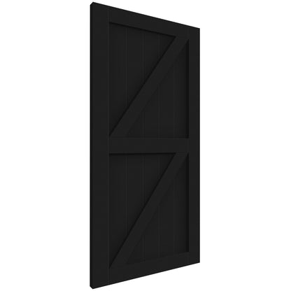 Black Internal Primed Z Brace Barn Door