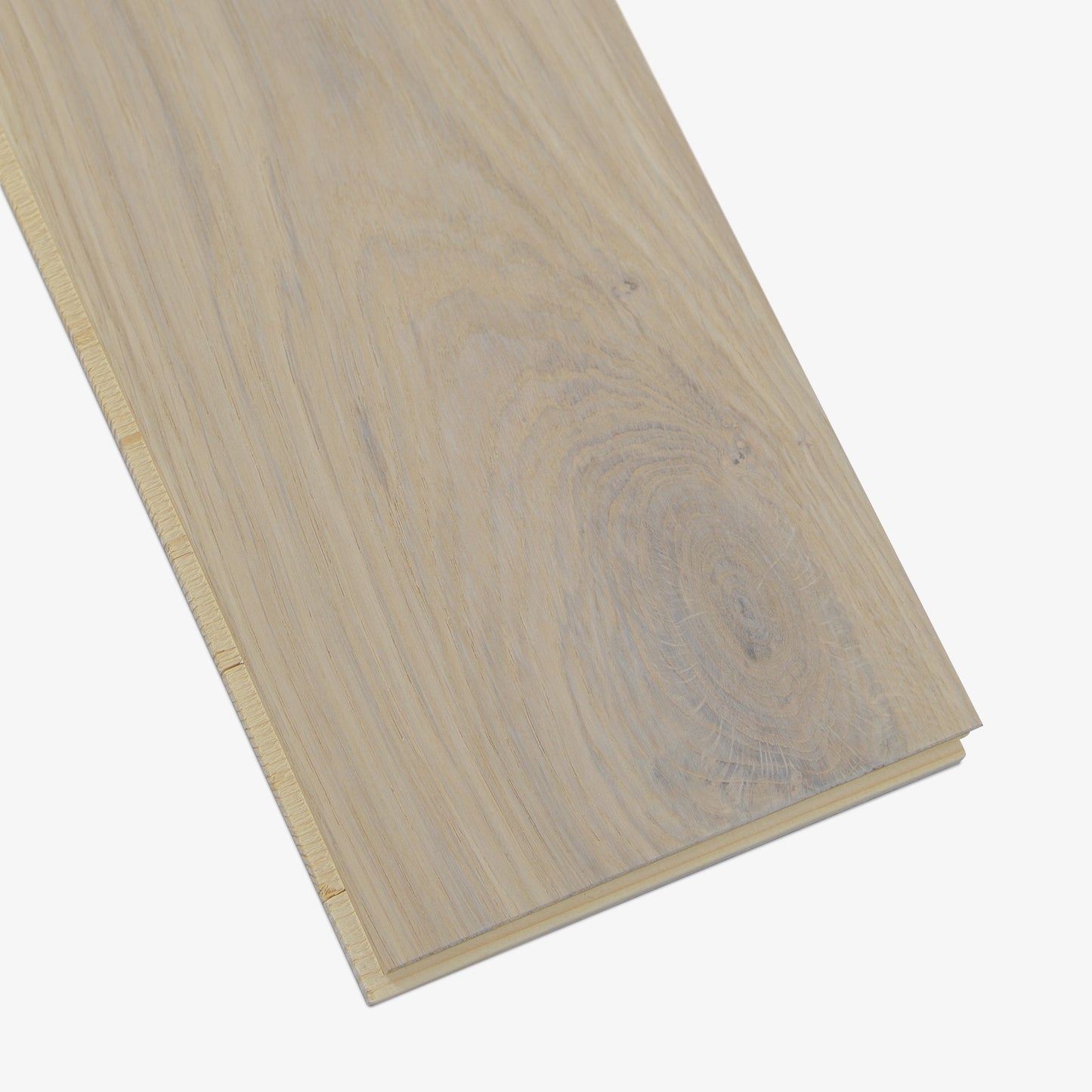 New White Oak - 14x164x2230mm Light Brushed Engineered Real Wood Flooring (EOTG14x164NW)