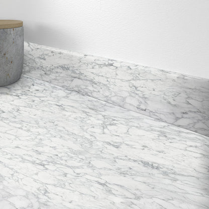 Marmo Bianco - Rounded Edge Upstand 3000mm