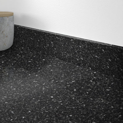 Black Slate - Rounded Edge Upstand 3000mm