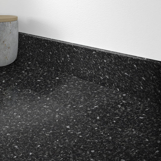 Black Slate - Rounded Edge Upstand 3000mm
