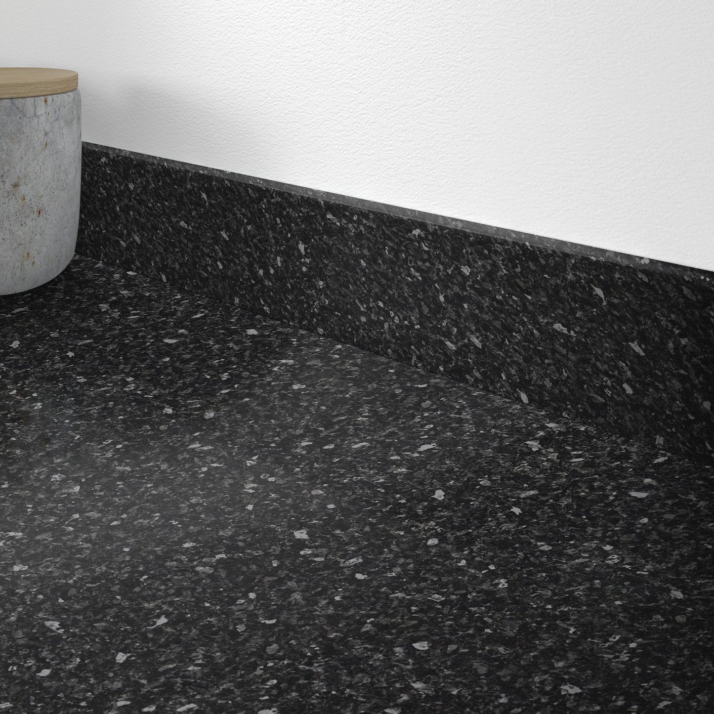Black Slate - Square Edge Upstand 3000mm