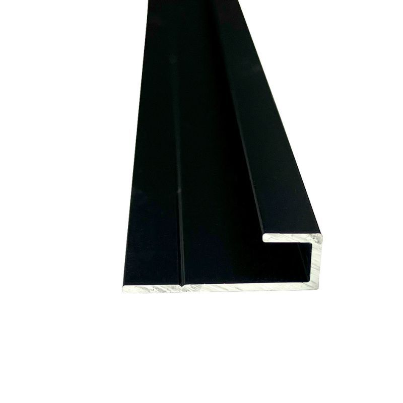 Matt Black - Waterproof Wall Panelling End Cap