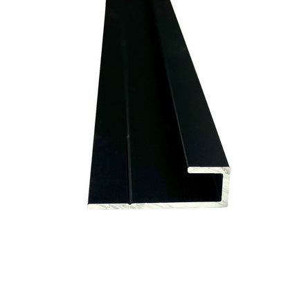 Matt Black - Waterproof Wall Panelling End Cap