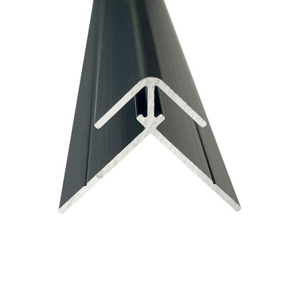 Matt Black - Waterproof Wall Panelling External Corner
