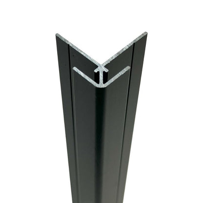 Matt Black - Waterproof Wall Panelling External Corner