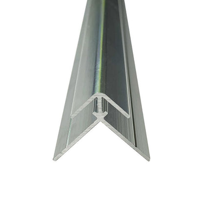 Polished Silver - Waterproof Wall Panelling External Corner