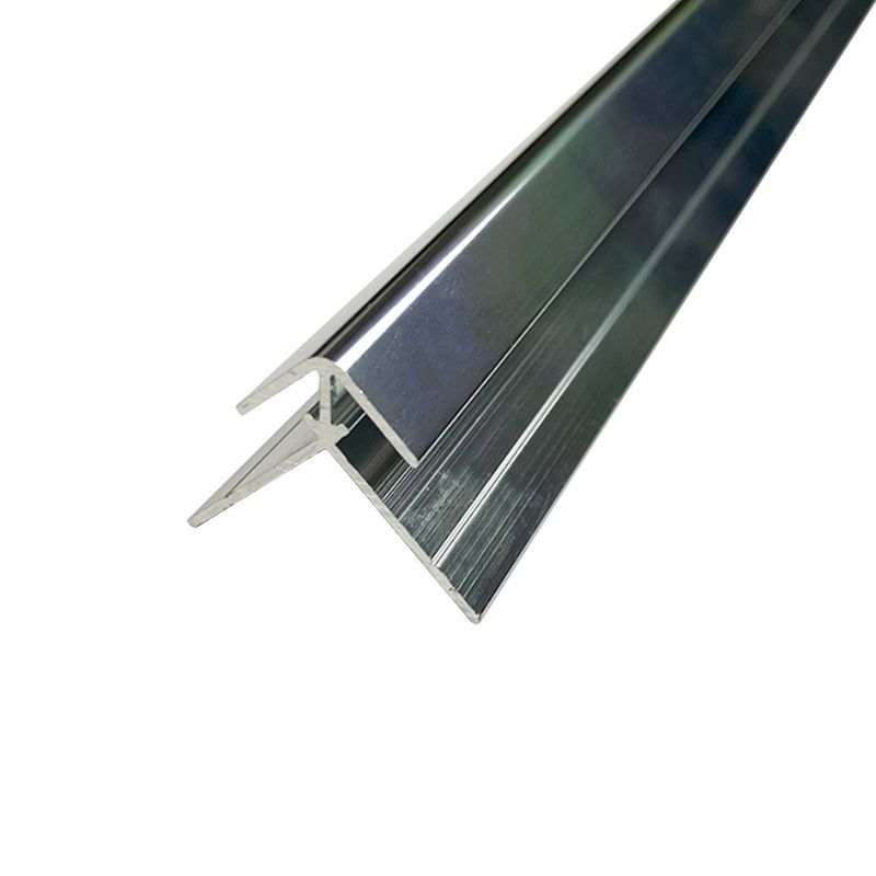 Polished Silver - Waterproof Wall Panelling External Corner
