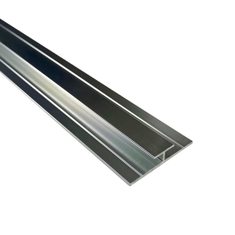 Polished Silver - Waterproof Wall Panelling H-section