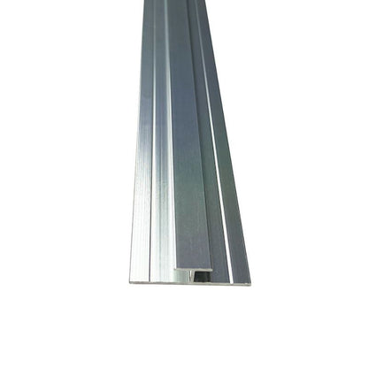 Polished Silver - Waterproof Wall Panelling H-section