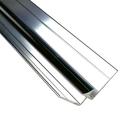 Polished Silver - Waterproof Wall Panelling Internal Corner